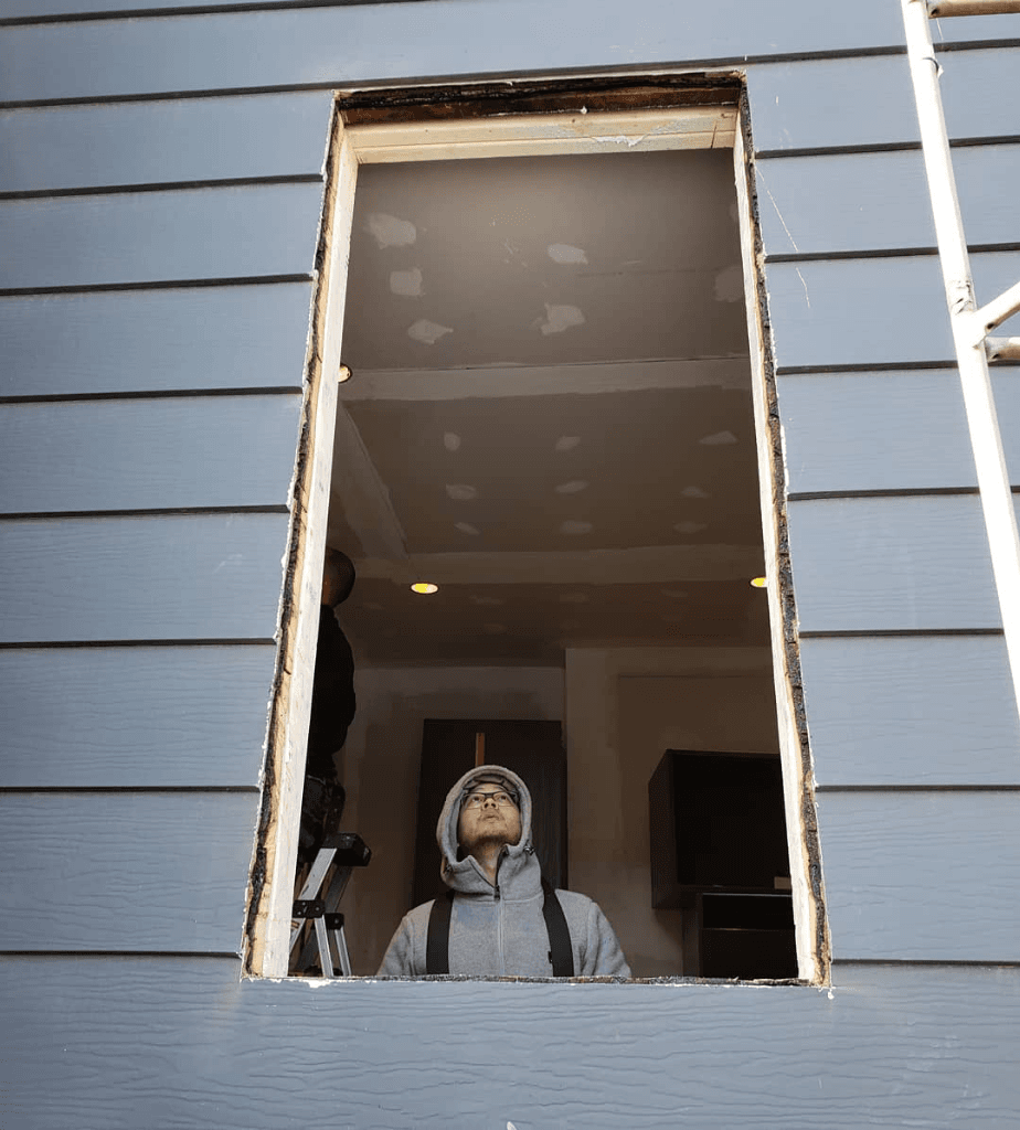 Exterior Window Framing