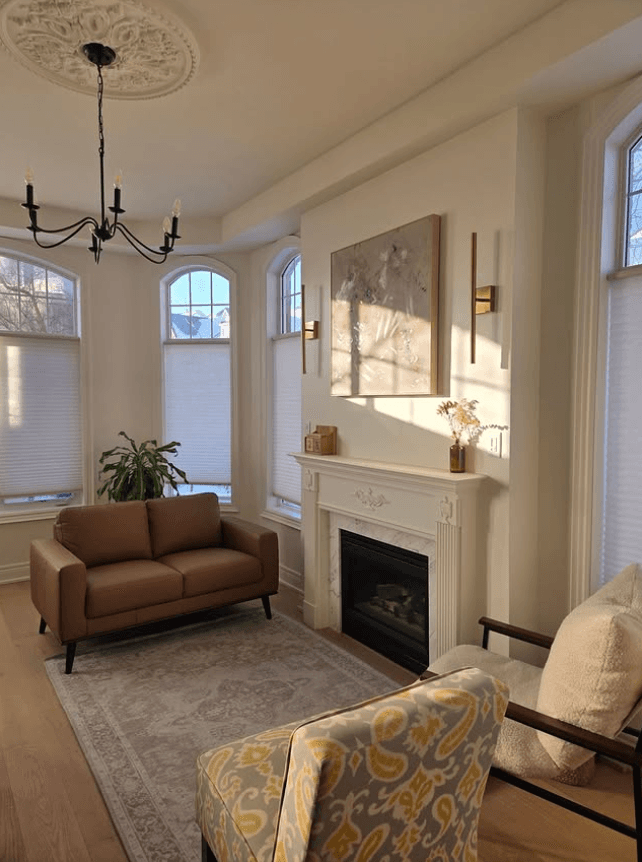 Cozy Fireplace Seating