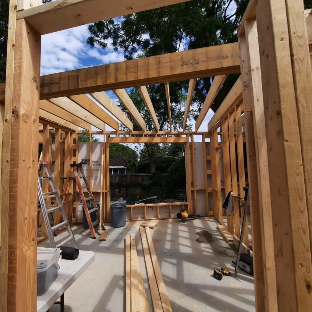 Home Addition Framing