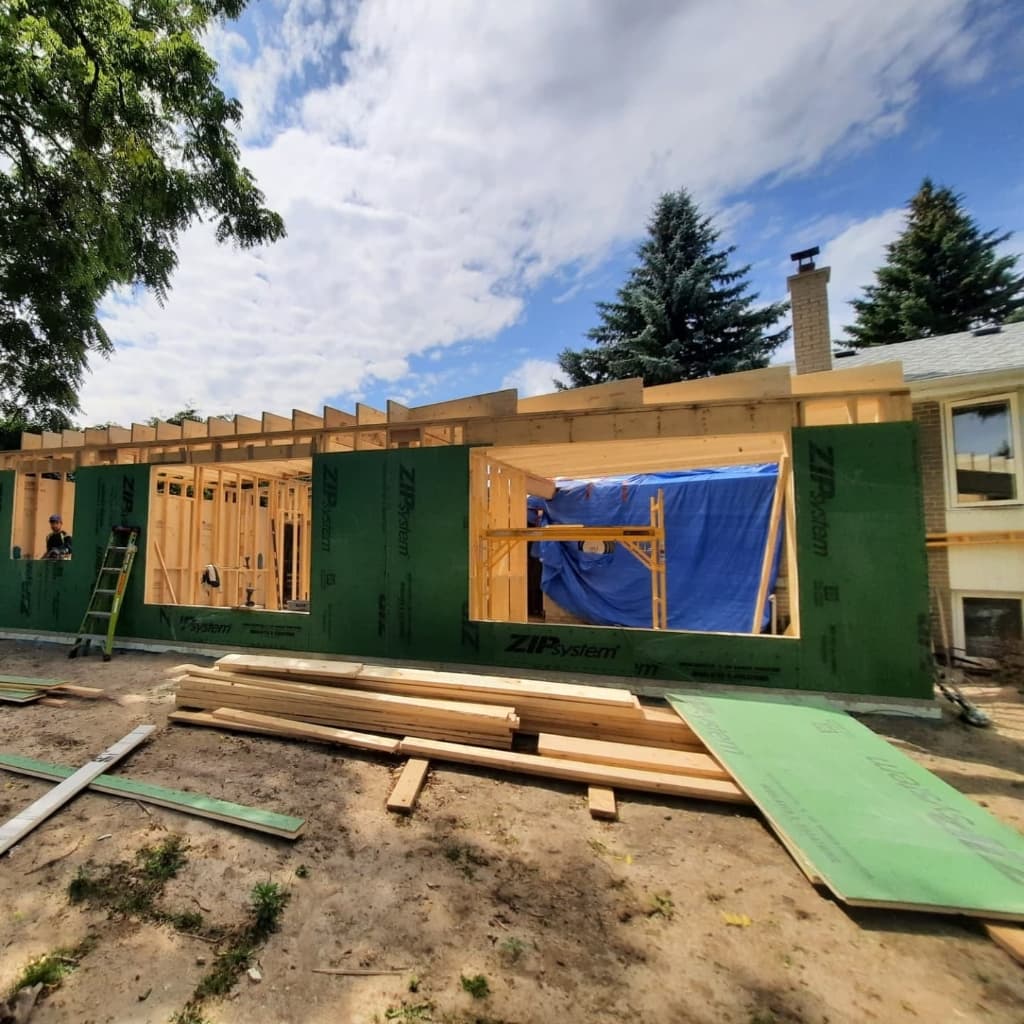 Exterior Framing Progress
